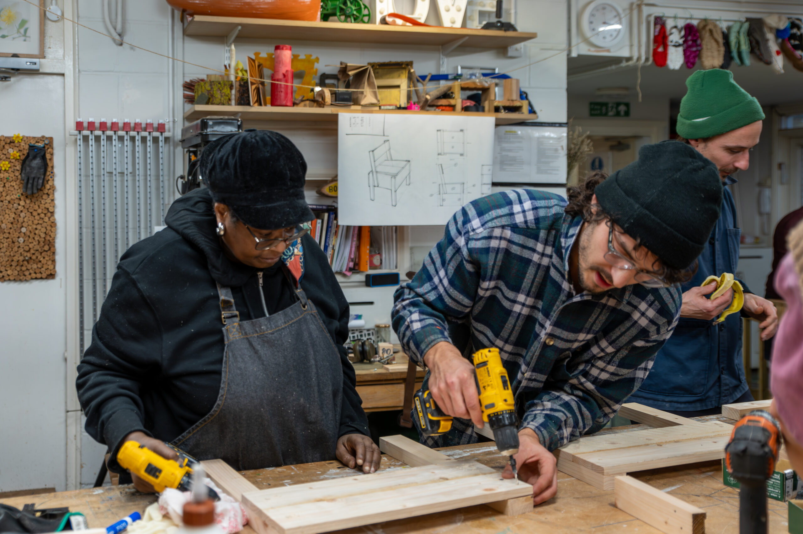 Make and Reuse Creative Workshops: An Introduction to Circular Carpentry. Photo by ACAVA Shoots (Andreia Sofia Leitão)